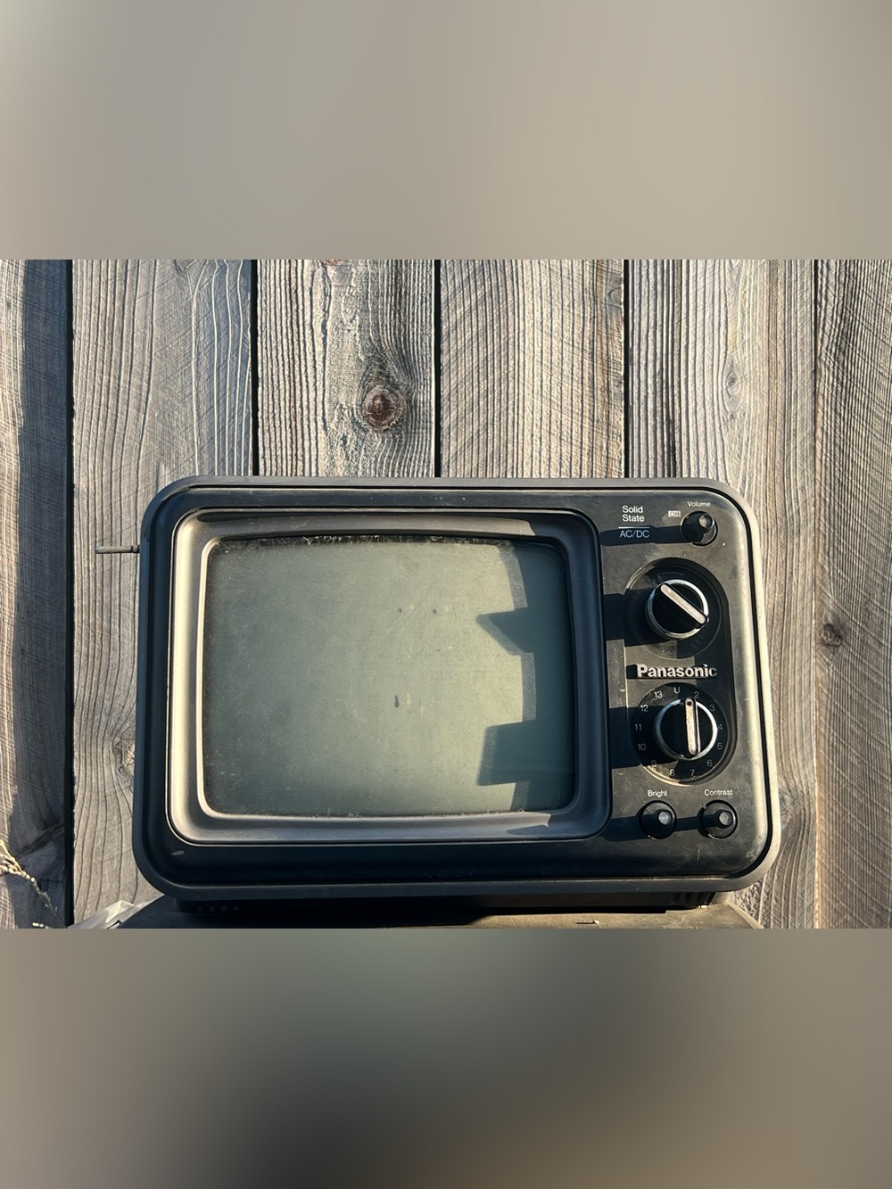 Vintage Panasonic TR-707 1970s television set